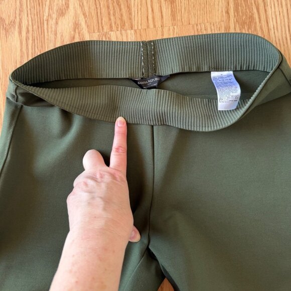 Banana Republic High Rise Skinny Pants Size Medium Chic Versatile Green - Picture 5 of 9